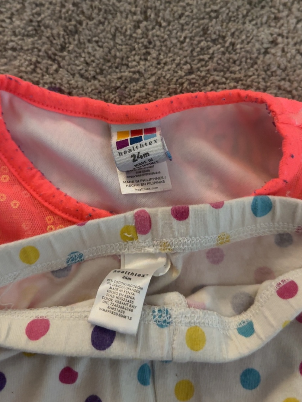 Healthtex Girls Top and Shorts  24 months